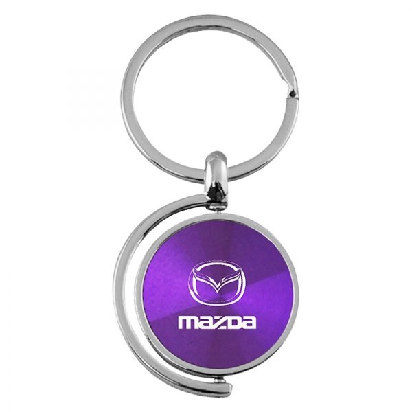 Autogold® - Mazda Purple Spinner Key Chain