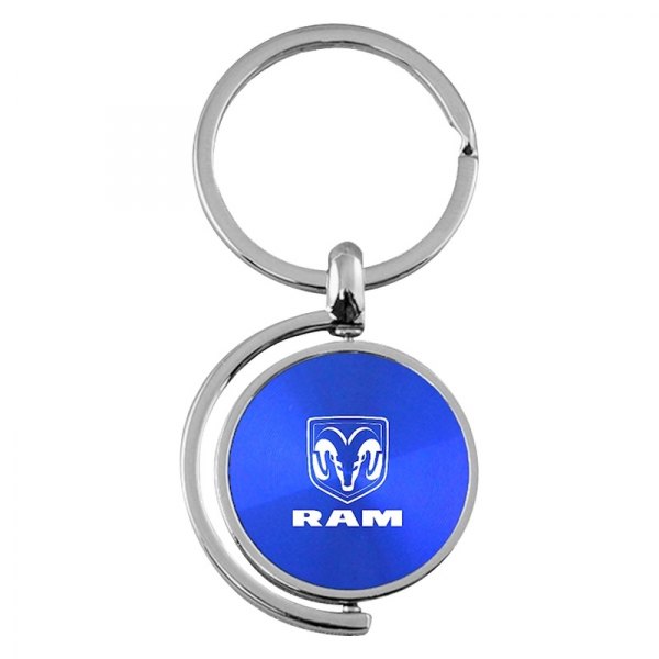 Autogold® - Ram Blue Spinner Key Chain