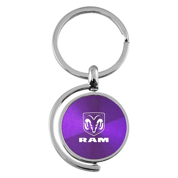 Autogold® - Ram Purple Spinner Key Chain