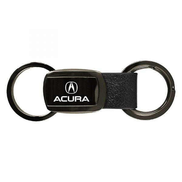 Autogold® - Acura Double Valet Leather Key Chain
