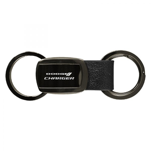 Autogold® - Charger Double Valet Leather Key Chain