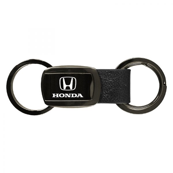 Autogold® - Honda Double Valet Leather Key Chain