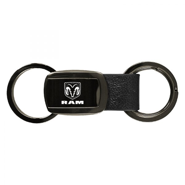 Autogold® - Ram Double Valet Leather Key Chain
