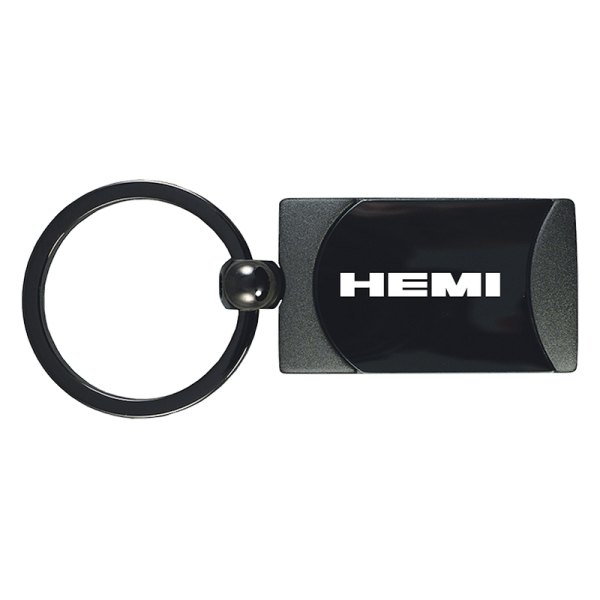 Autogold® - Hemi Gun Metal Two-Tone Rectangular Key Chain