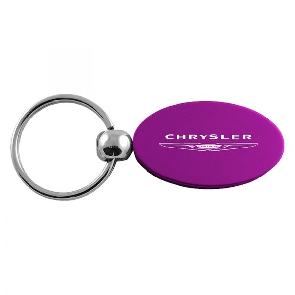 Autogold® - Chrysler Purple Oval Key Chain