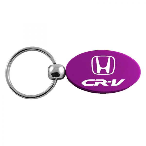 Autogold® - CR-V Purple Oval Key Chain