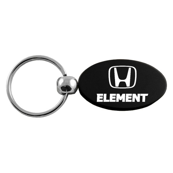 Autogold® - Element Black Oval Key Chain