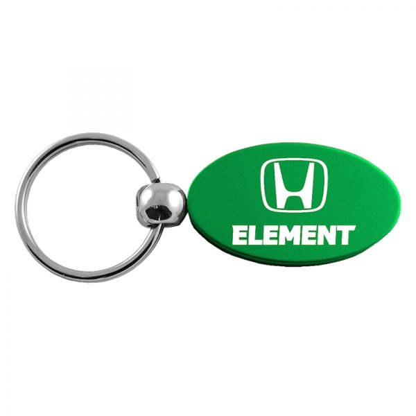 Autogold® - Element Green Oval Key Chain