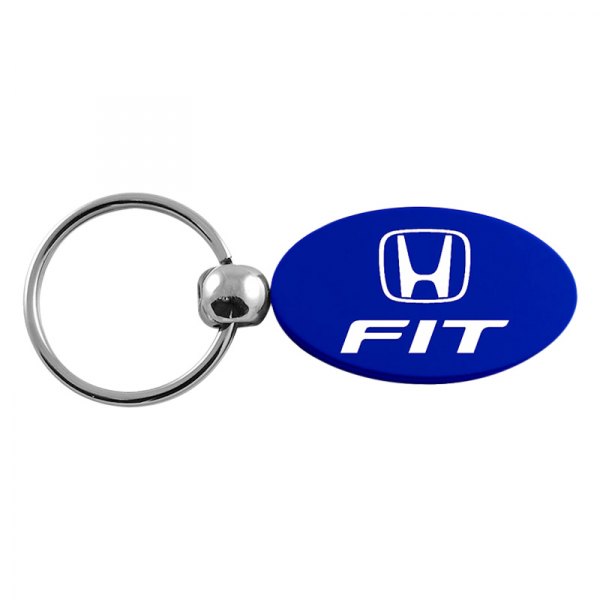 Autogold® - Fit Blue Oval Key Chain