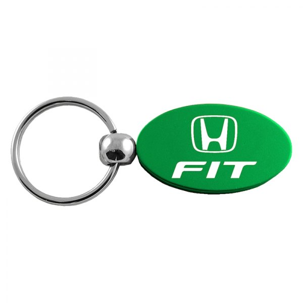 Autogold® - Fit Green Oval Key Chain