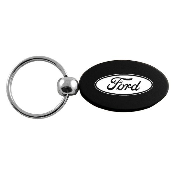 Autogold® - Ford Black Oval Key Chain