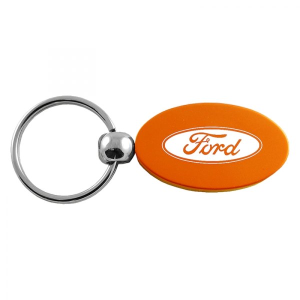 Autogold® - Ford Orange Oval Key Chain