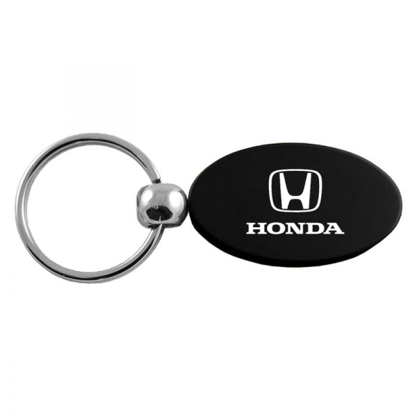 Autogold® - Honda Black Oval Key Chain