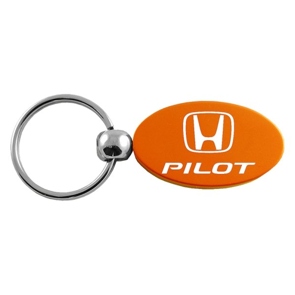Autogold® - Pilot Orange Oval Key Chain