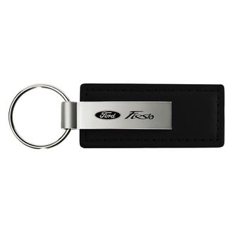 Autogold® - Fiesta Black Leather Key Chain