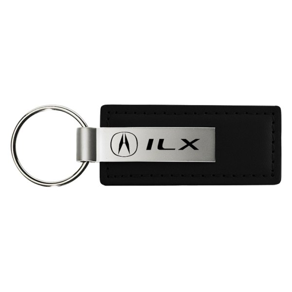 Autogold® - ILX Black Leather Key Chain