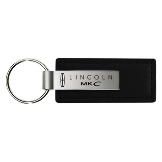 Autogold® - MKC Black Leather Key Chain