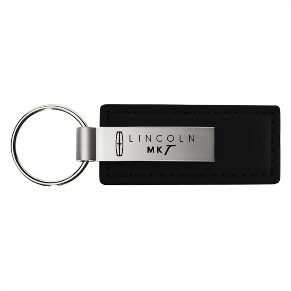 Autogold® - MKT Black Leather Key Chain