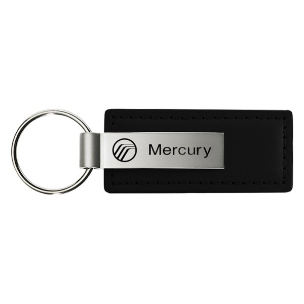 Autogold® - Mercury Black Leather Key Chain