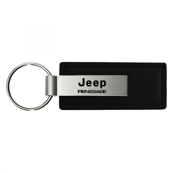 Autogold® - Renegade Black Leather Key Chain