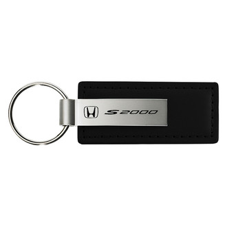 Autogold® - S2000 Black Leather Key Chain