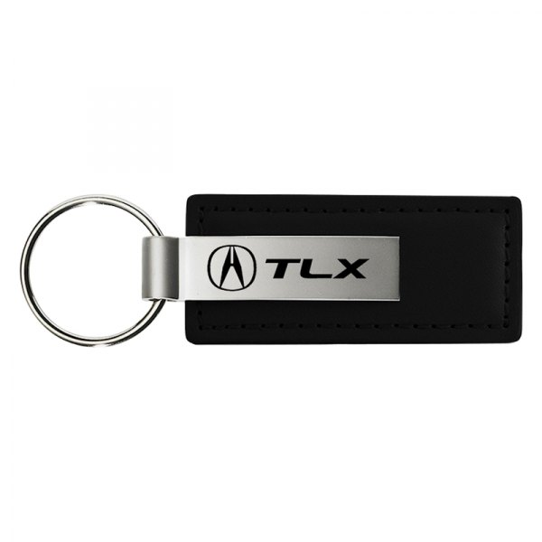 Autogold® - TLX Black Leather Key Chain