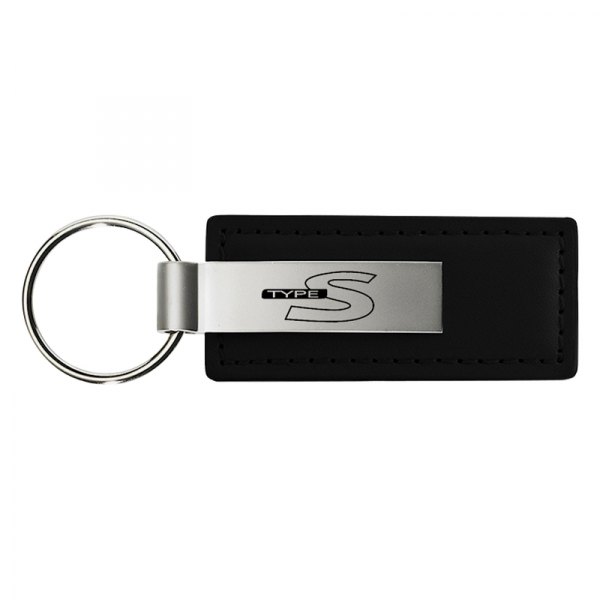 Autogold® - Type S Black Leather Key Chain