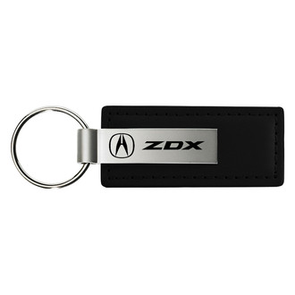 Autogold® - ZDX Black Leather Key Chain