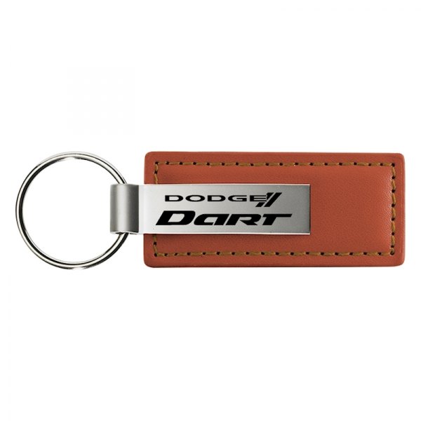 Autogold® - Dart Brown Leather Key Chain