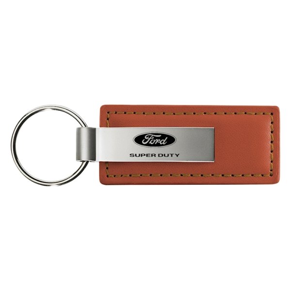 Autogold® - Super Duty Brown Leather Key Chain