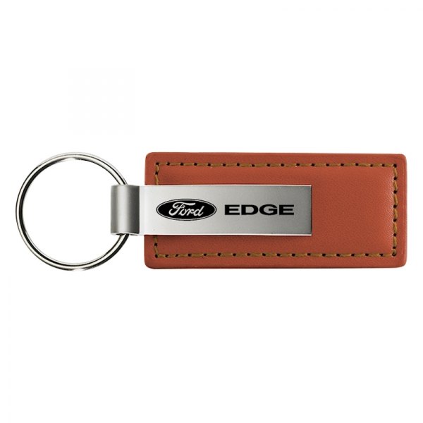 Autogold® - Edge Brown Leather Key Chain