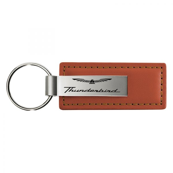 Autogold® - Thunderbird Brown Leather Key Chain