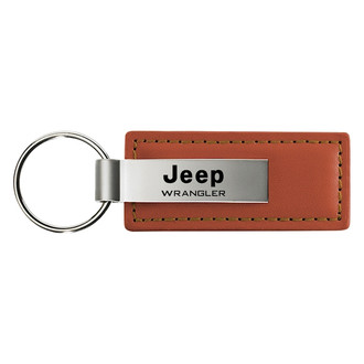 Autogold® - Wrangler Brown Leather Key Chain