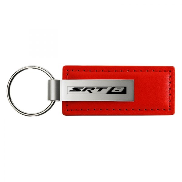 Autogold® - SRT8 Red Leather Key Chain