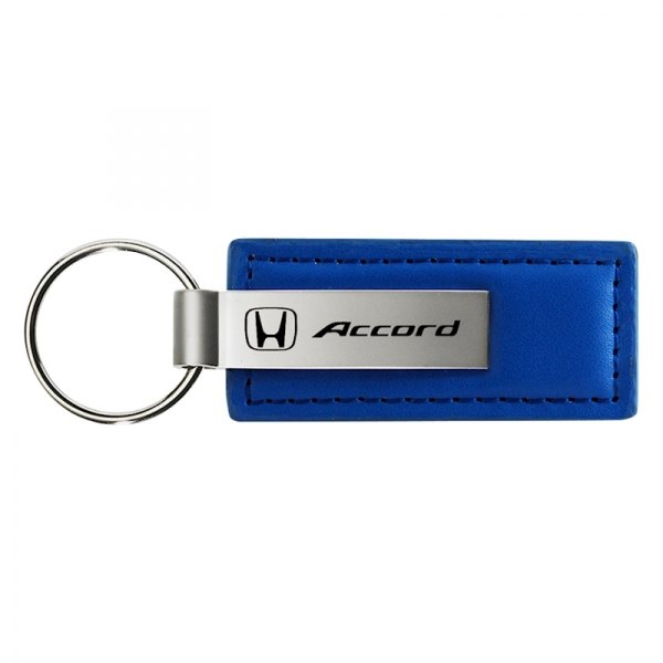 Autogold® - Accord Blue Leather Key Chain