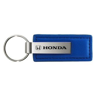 Autogold® - Honda Blue Leather Key Chain