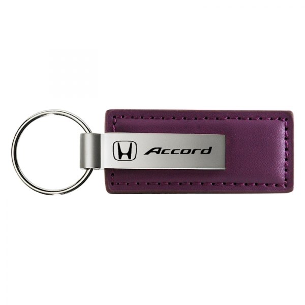 Autogold® - Accord Purple Leather Key Chain