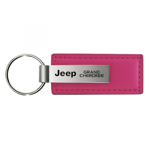 Autogold® - Grand Cherokee Pink Leather Key Chain