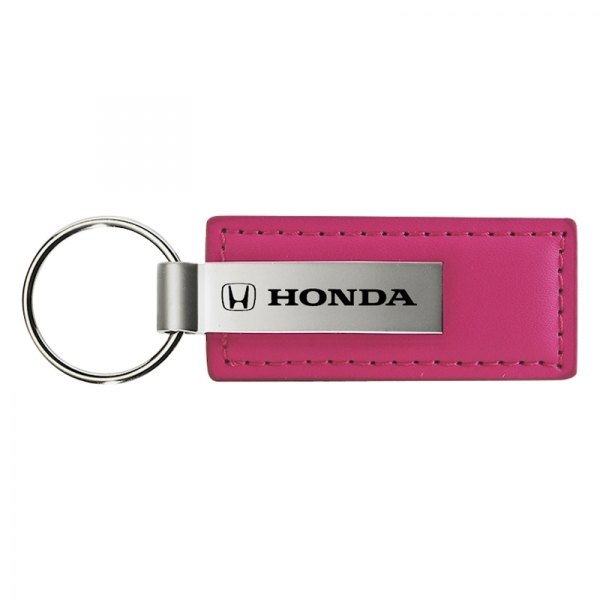 Autogold® - Honda Pink Leather Key Chain