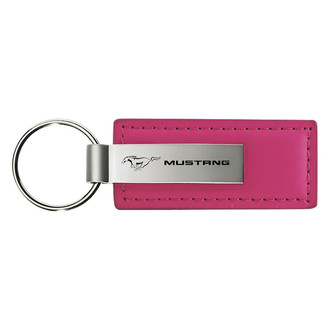 Autogold® - Mustang Pink Leather Key Chain