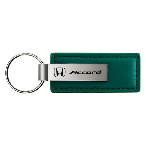 Autogold® - Accord Green Leather Key Chain