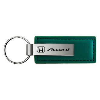 Autogold® - Accord Green Leather Key Chain
