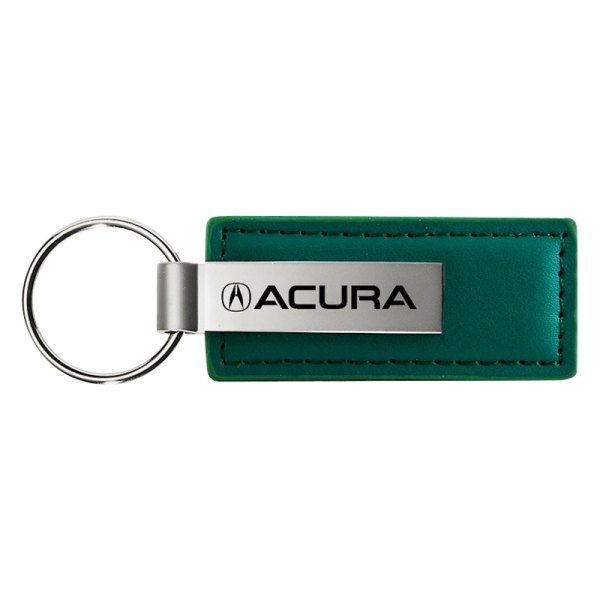 Autogold® - Acura Green Leather Key Chain