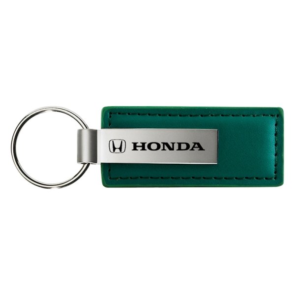 Autogold® - Honda Green Leather Key Chain