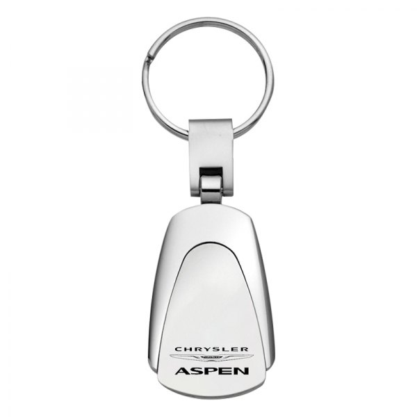 Autogold® - Aspen Chrome Teardrop Key Chain