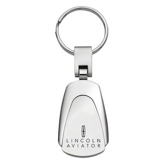 Autogold® - Aviator Chrome Teardrop Key Chain