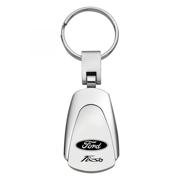 Autogold® - Fiesta Chrome Teardrop Key Chain