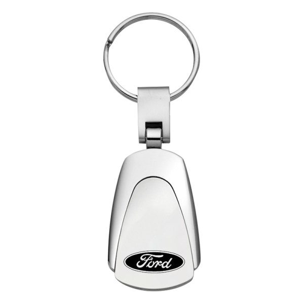 Autogold® - Ford Chrome Teardrop Key Chain