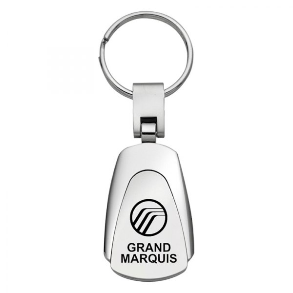 Autogold® - Grand Marquis Chrome Teardrop Key Chain