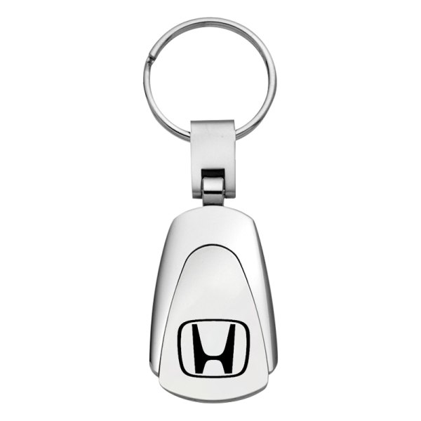 Autogold® - Honda "H" Chrome Teardrop Key Chain
